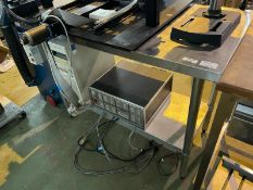 1 x Stainless Steel Prep Table With Undershelf - Contents of Table Not Included