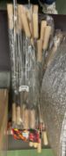 1 x Assorted Collection of BBQ Accessories - Rotating Baskets, Large Foil Trays and Cooking Pans