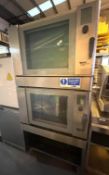 1 x Wiesheu B4-E2 Duo Commercial Convection Oven With Stainless Steel Exterior and Digital Control