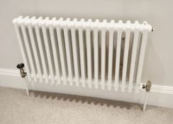 1 x ZEHNDER Traditional Tubular 3 Column Horizontal Radiator in White - Original Value £616.00 -