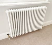 1 x ZEHNDER Traditional Tubular 4 Column Horizontal Radiator in White - Original Value £1,000
