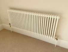 1 x ZEHNDER Traditional Tubular 3 Column Horizontal Radiator in White - Original Value £1,080