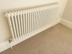 1 x ZEHNDER Traditional Tubular 3 Column Horizontal Radiator in White - Original Value £1,080