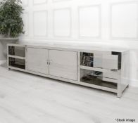1 x Designer Brand 'Terano' Low Entertainment TV Media Unit Sideboard - Original RRP £1,619.99