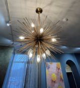 1 x Designer Big Bang Chandelier Ceiling Light - Recently Removed from a Luxury Furniture Retaile