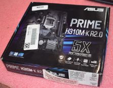1 x Asus Prime H310M-E Intel LGA1151 Motherboard - Boxed With Accessories