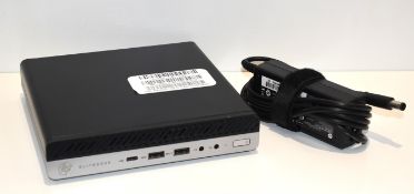 1 x HP  Elitedesk 705 G5 Mini PC Featuring Ryzen 5 3400GE Processor, 16GB DDR4 Ram and 240gb SSD -