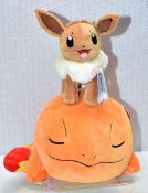 2 x Official POKEMON Soft Plush Toys - Total RRP £62.90