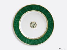 1 x BERNARDAUD Constance Malachite Service Plate X 2 - Boxed - Original RRP £358.00
