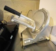 1 x Buffalo CD278 Anodised Aluminium Meat Slicer - 250mm Blade