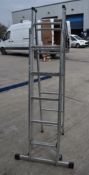1 x ABRU 4-Way Combination Ladder - RRP £280 - Ref: K241 - CL905 - Location: Altrincham WA14
