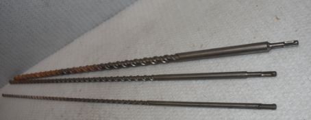 1 x Large Long Sds Drill Bit Set - 24mm 16mm 12mm - Ref: K276 - CL905 - Location: Altrincham WA14<br