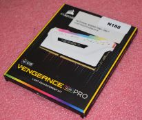1 x Corsair Vengeance RGB Pro Light Enhancement Kit For Ram - Colour: White - Boxed