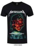 1 x METALLICA Hardwired to Self-Destruct Logo Short Sleeve Men's T-Shirt by Gildan - Size: Small