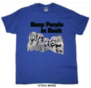 1 x DEEP PURPLE Deep Purple in Rock Logo Short Sleeve Men's T-Shirt by Gildan - Size: Small