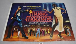 1 x Original VINTAGE MOVIE POSTER From the Film THE MUSIC MACHINE - Size: 70 x 98 cms