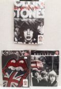 3 x THE ROLLING STONES Various Designs Short Sleeve T-Shirts - Size: Small