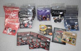 56 x Button Badge Multipack Sets Featuring Bands Such as Guns n Roses, Rolling Stones, Jimi Hendrix,