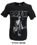 1 x T REX Marc Bolan Logo Short Sleeve Men's T-Shirt by Gildan - Size: XXL - Colour: Black - New &