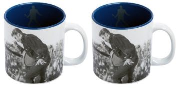 2 x Elvis Prestley 20oz Ceramic Drinking Mugs in Retail Boxes - Officially Licensed Merchandise