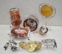 1 x Led Zeppelin Super Trinity Miniature Drum Kit - Hand Made - Officially Licensed Merchandise