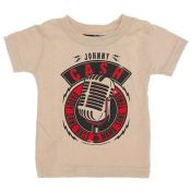 4 x JOHNNY CASH Various Designs and Sizes Short Sleeve Baby and Kid's T-