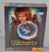 1 x Jim Hensons Labyrinth Featuring David Bowie Jigsaw By Aquarius - 500 Piece - New & Unused - Ref: