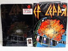 2 x DEF LEPPARD Various Designs Short Sleeve T-Shirts - Size: Extra Large