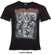 1 x IRON MAIDEN The Seventh Son Deluxe Logo Short Sleeve Men's T-Shirt by Gildan - Size: XXL -