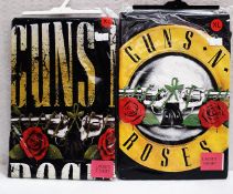 2 x GUNS N' ROSES Various Designs Short Sleeve Ladies T-Shirts - Size: Extra Large - Officially