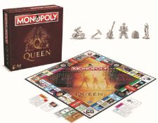1 x Monopoly Board Game - QUEEN COLLECTORS EDITION - Officially Licensed Merchandise - New &