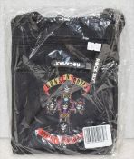 1 x Guns N Roses Cross Body Festival Bag by Rock Sax - Iconic Appetite For Destruction Logo