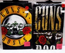 2 x GUNS N' ROSES Various Designs Short Sleeve Ladies T-Shirts - Size: Extra Large