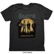 1 x THE DOORS Official Merchandise Waiting for the Sun Logo Short Sleeve Men's T-Shirt - Size: Small