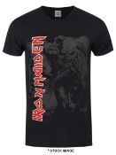 1 x IRON MAIDEN Trooper in Contrast Logo Short Sleeve Men's T-Shirt by Gildan - Size: XXL -