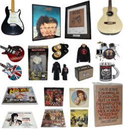Its Only Rock 'n' Roll Two Day Collectible Auction - AUTOGRAPHS, Movie Posters, XMAS GIFTS, Clothing, GUITAR ACCESSORIES, Bags, VINYL RECORDS