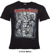 1 x IRON MAIDEN The Seventh Son Deluxe Logo Short Sleeve Men's T-Shirt by Gildan - Size: Extra Large