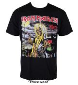 1 x IRON MAIDEN Killers Logo Short Sleeve Men's T-Shirt by Gildan - Size: Small - Colour: Black -