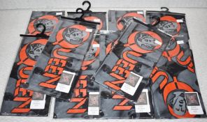 10 x Queen News of the World Unisex Bandanas - Screen Printed 100% Cotton - Officially Licensed
