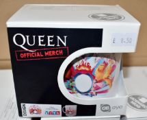 6 x Rock n Roll Themed Band Drinking Mugs - QUEEN - Officially Licensed Merchandise by GB Eye