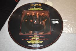 1 x DEF LEPOARD 12 Inch Vinyl PICTURE DISC Record - BLUDGEON RIFFOLA - 1992 Phonogram UK DEFXP7