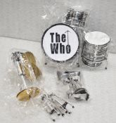 1 x Miniature Drum Kit - The Who - Officially Licensed Merchandise - New & Unused - RRP £50 - Ref: