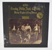 1 x Crosby,Stills,Nash & Young 12 Inch Vinyl Gatefold LP Record - Deja Vu - Atlantic Records SD7200