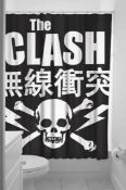 1 x Sourpuss The Clash Shower Curtain - 72 x 78
