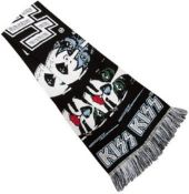 1 x Kiss Winter Scarf - Officially Licensed Merchandise - New & Unused - RRP £25