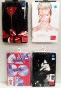 4 x Rock and Roll Themed Depeche Mode, David Bowie and Slash Ladies T-Shirts - Size: Large