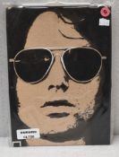 1 x THE DOORS Official Merchandise Jim Morrison Aviators Logo Short Sleeve Men's T-Shirt - Size: