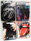 4 x ROLLING STONES Various Designs Short Sleeve Men's T-Shirts - Size: Extra Large - Officially Lic