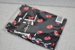 1 x Rolling Stones Cross Body Festival Bag by Rock Sax - Iconic Tongue and Lips Logo