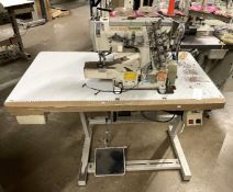 1 x Pagasus W664 Cover Seam Industrial Sewing Machine With Table